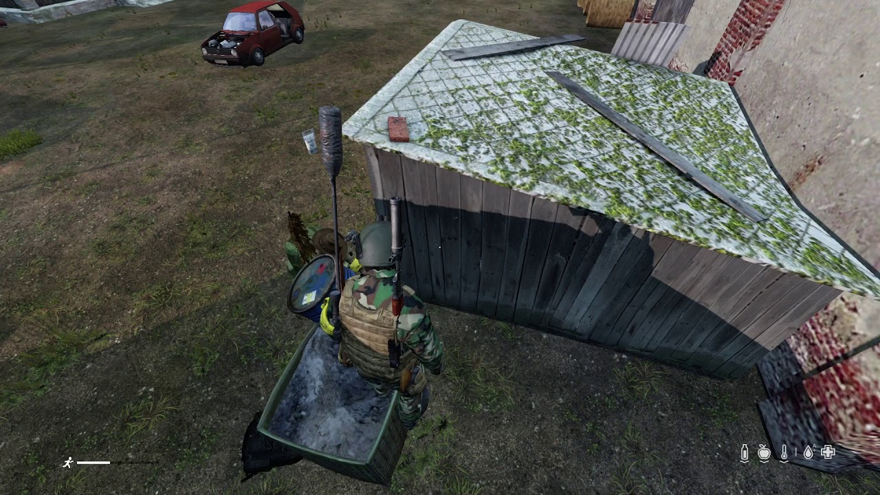 DayZ picking up ruined, full mesh barrier YouTube