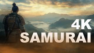Samurai | 1 Hour TV Screen waiting loop 🎴 4K Live Wallpaper &amp; Screensaver – Misty Asian Mountains