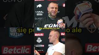 💥 WYWIAD Z GWIAZDĄ OKTAGONU: BANDURĄ!! 🔥 #shorts #sportywalki #mma #treningmma #famemma ￼