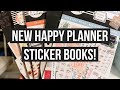 NEW 2021 Happy Planner Winter Release - Flip Throughs of 5 New Sticker Books! Disney, Faith & More