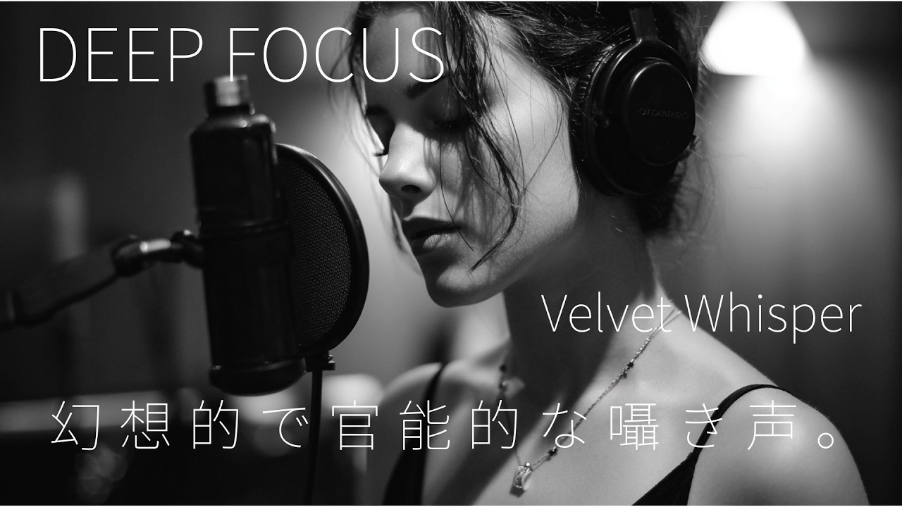 【作業用BGM】幻想的で官能的な囁き声。深く集中するためのヒーリングミュージック | Velvet Whisper