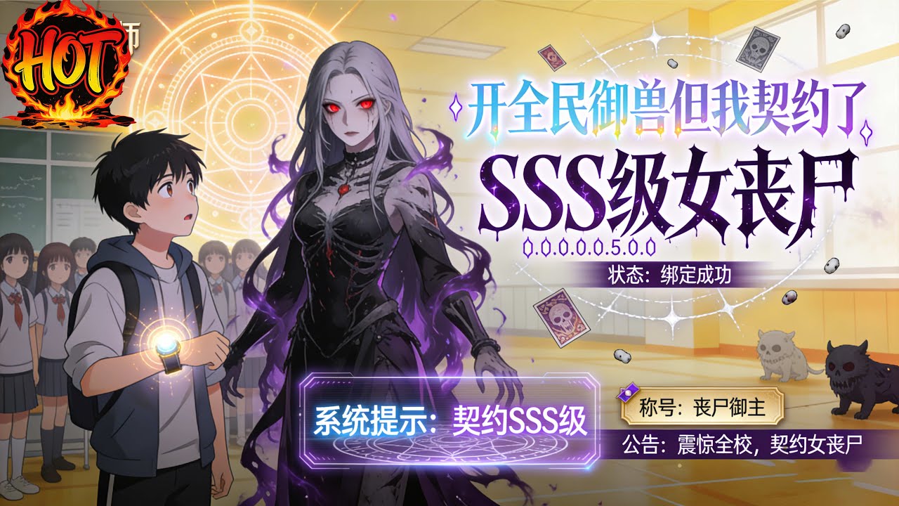 【强推《全民御兽但我契约了SSS级女丧尸 》1--70集穿越御灵世界,顾辰契约废物丧尸赤伶,沦为笑柄。却觉醒系统,洞悉隐藏进化,将赤伶培养为 ...