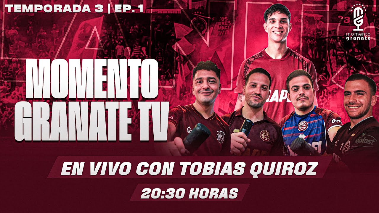 MOMENTO GRANATE TV EN VIVO🔴-TEMPORADA 3 EP 1 - CON TOBIAS QUIROZ!