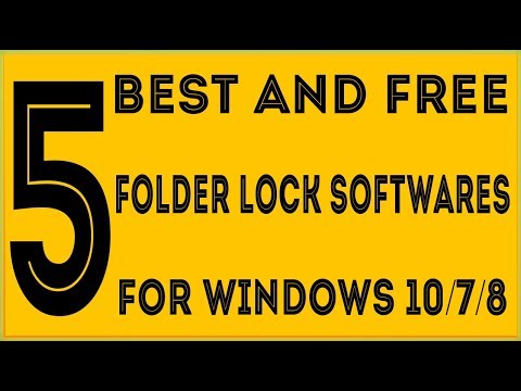 5 Best Folder Lock Software For Windows 10/7/8 Free Folder Laptop Lock Software