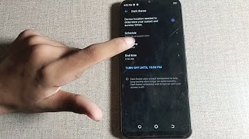 how to enable dark theme in tecno Spark 9