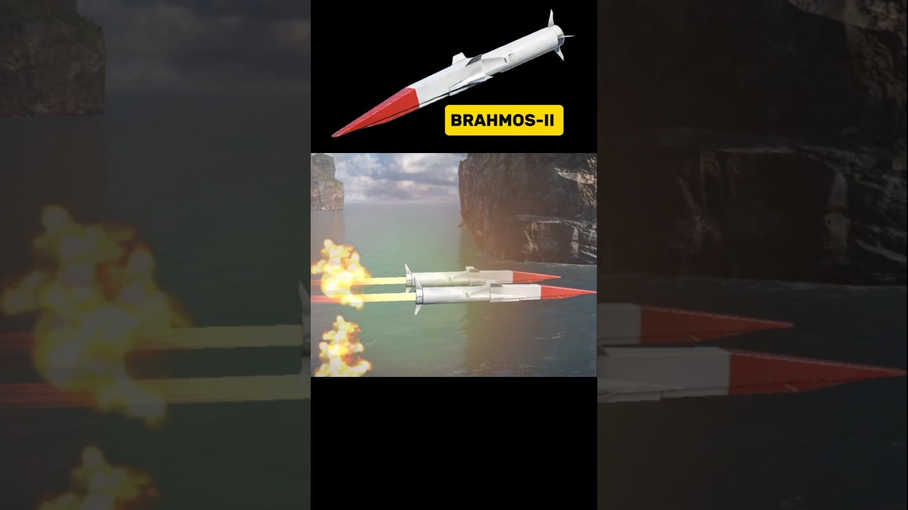 India & Russia Unite: BrahMos-II Missile Launch in modern warships🚀 
