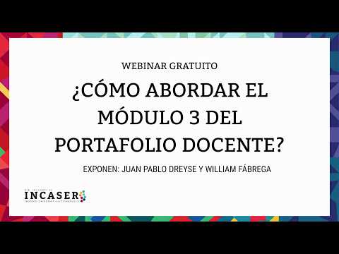 Video Webinar Gratuito: Módulo 3 del Portafolio Docente 2026 | ATE Incaser
