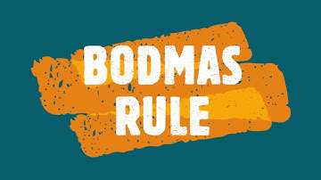 BODMAS RULE