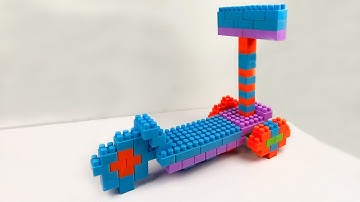 Satisfying DIY Scooter/ASMR Building Blocks /Relaxing Blocks game  | Building Blocks