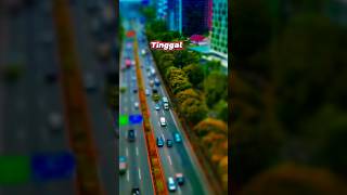 tilt shift -video jalanan Bebas hambatan shorts