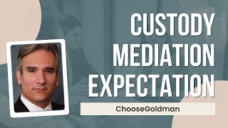 What Can I Expect In A Child Custody Mediation - ChooseGoldman.com