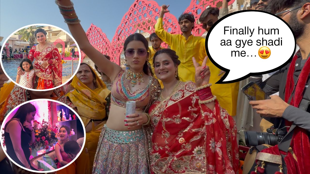Finally hum aa gye shadi me…😍|| #snappygirls #vlog 