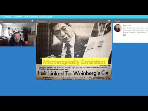 Keynote Presentation Forensic Evidence; From Scene to Lab to Court