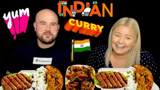 Indian food mukbang #indianfood #mukbanguk #coralblush