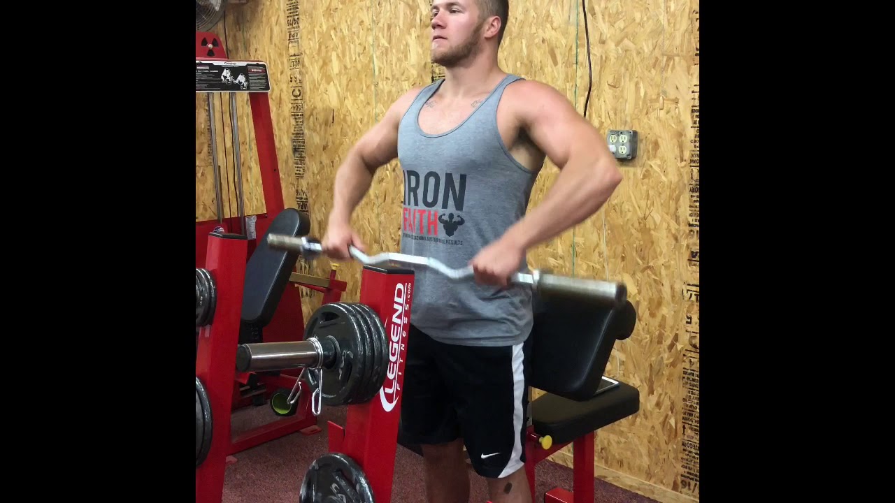EZ Bar Upright Row YouTube