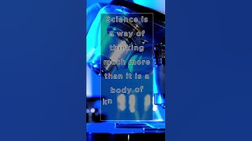 #Science Is A Way Of Thinking 🧬 #quotes #shorts