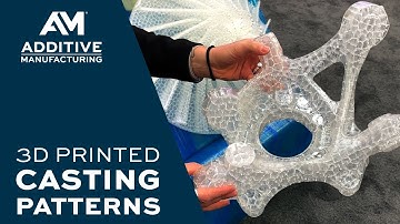 "Lightweighting" for 3D Printed Investment Casting Patterns