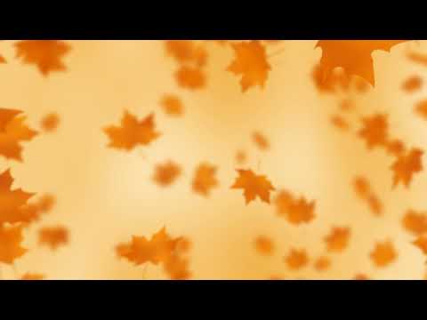 Falling Autumn Leaves Background 4k🥰