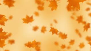 Falling Autumn Leaves Background 4k🥰