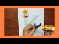 K letter craft for preschoolkindergartenlearn abc for kids  alphabet  letters for toddlers