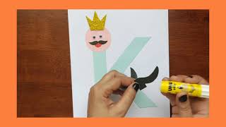 K letter craft for preschool/kindergarten,Learn abc for kids - Alphabet - Letters for toddlers