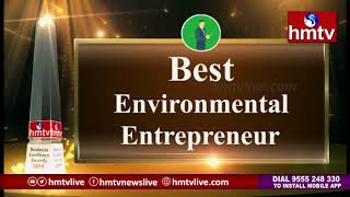 Recykal - 'Best Environmental Entrepreneur' Award at HMTV Business Excellence Awards 2019