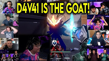 Valorant Streamers Reacts To PRX D4V41 Insane 1v2 CLUTCH Against Wolves In Masters Toronto