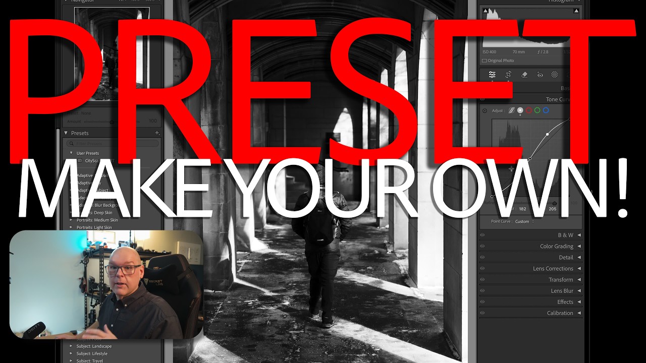 Easy Lightroom Preset Tutorial! (FOLLOW ALONG)