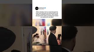 Fans joke Zendaya's sneaky entrance ended up drawing all the attention anyway #Zendaya