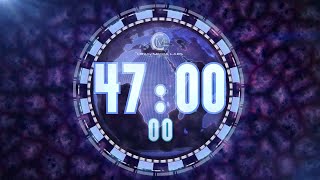 47 Minutes Countdown with audio and voice cues