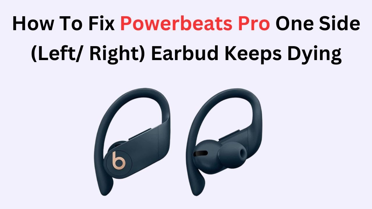 Beats Powerbeats Pro ジャンク 左耳バッテリー不良 How To Fix Powerbeats Pro One Side (Left/ Right) Earbud Keeps