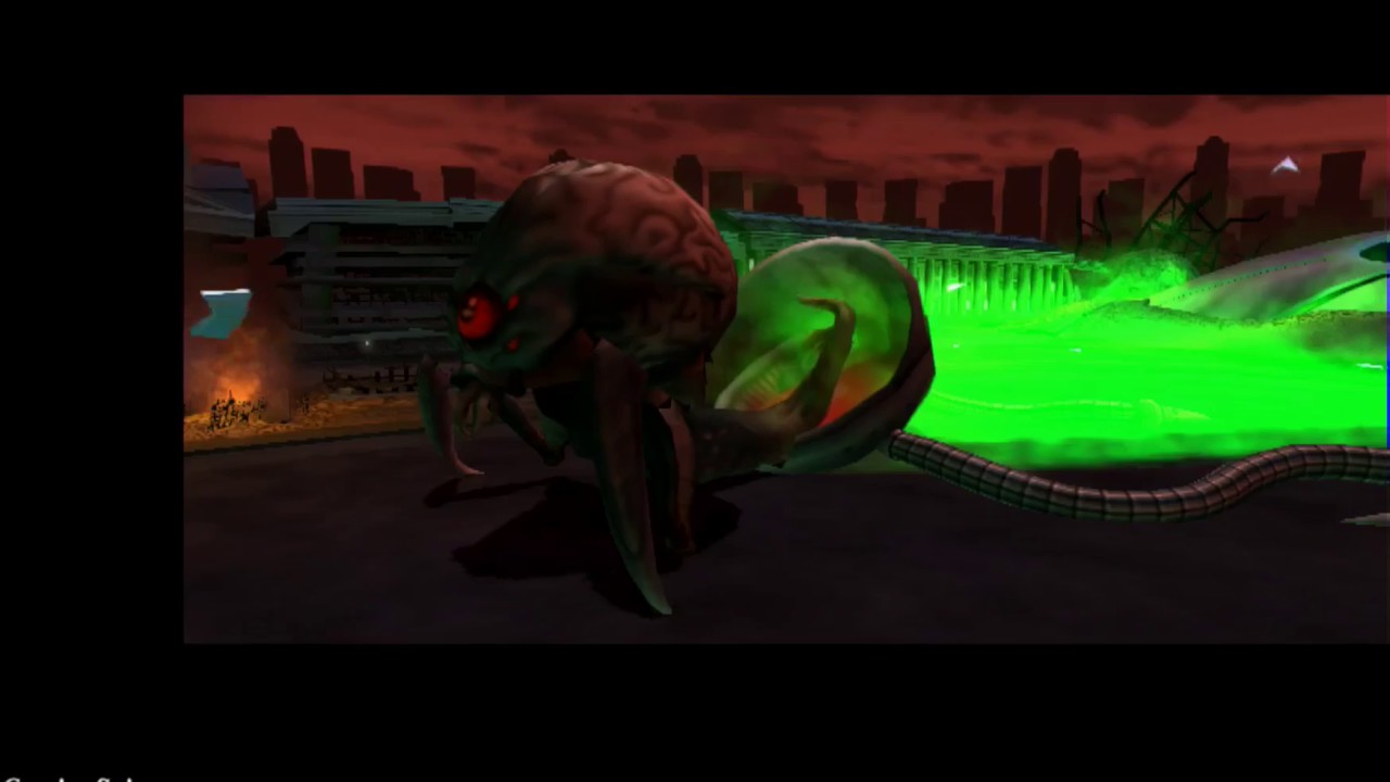 War of the Monsters - Remastered - Cerebulon Boss Fight