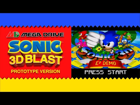Title Screen [73 Prototype] - Sonic 3D Blast [MD/GEN]