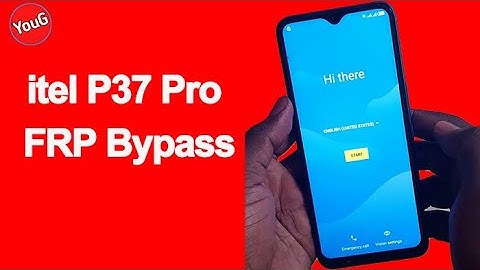 How to bypass google account from itel P37 Pro (P681L) || itel P37 Pro Frp Bypass || YouGtech