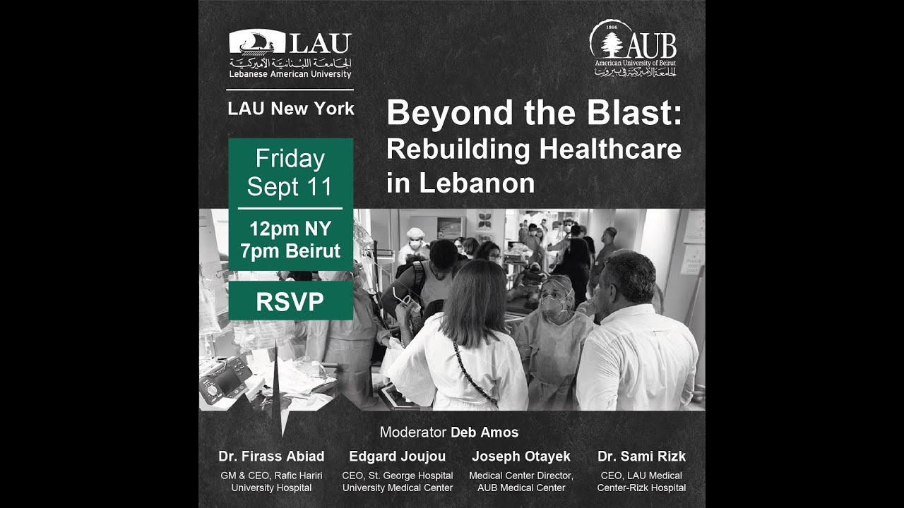 Beyond the Blast: Rebuilding Healthcare in Lebanon