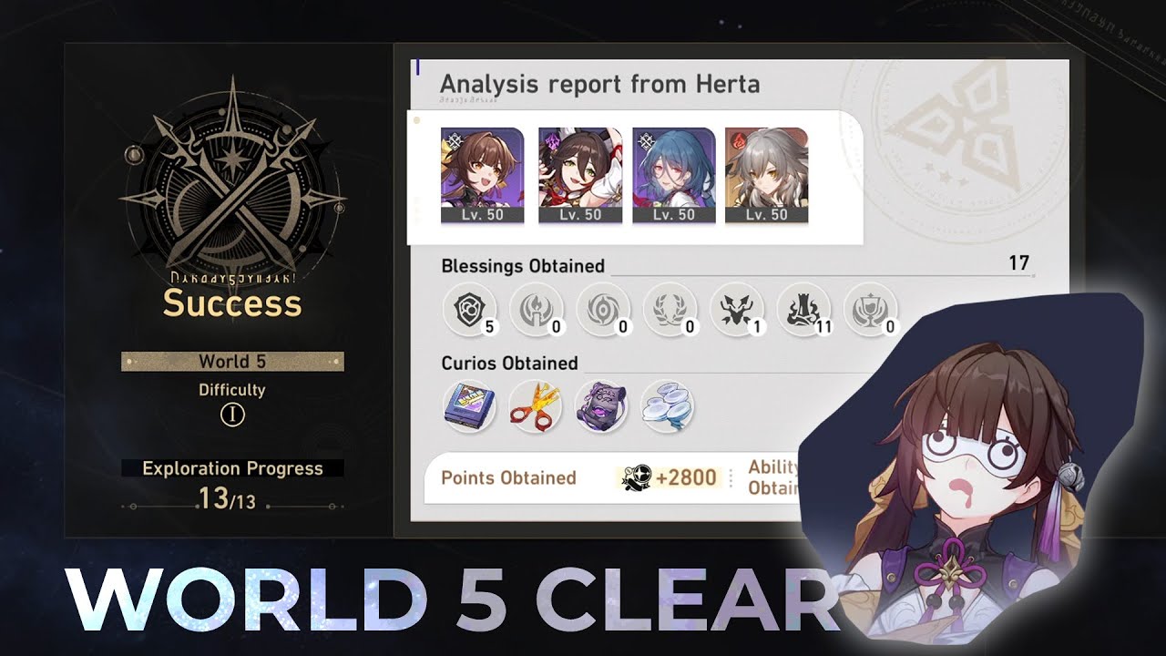 Sushang 4-star Team - Simulated Universe World 5