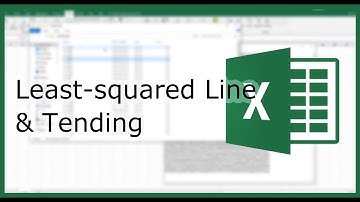 Creating Least-squared Line, Make Predication, Forecast and Extrapolate the Tend | Excel in Minutes