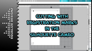 Cutting with registration marks in the Silhouette Cameo
