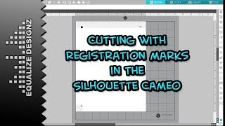 Cutting with registration marks in the Silhouette Cameo