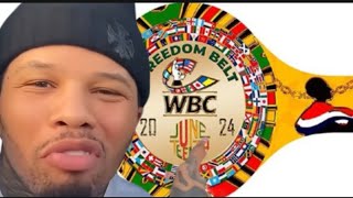 (WOW) GERVONTA DAVIS turns down SLAVE belt with CHAINS by the WBC