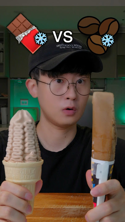 Choco vs Coffee ice cream
