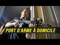 A t on le droit de porter son arme  domicile