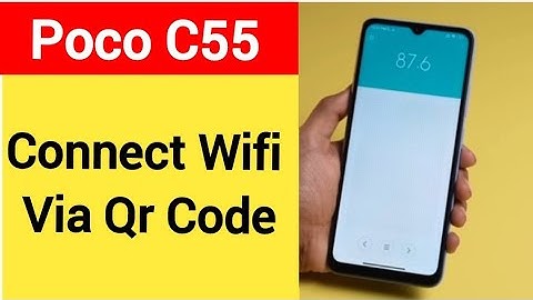 How to connect WiFi via QR code, Poco C55 me Bina password ke Wi Fi connect kaise karen