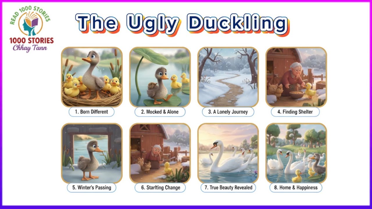 The Ugly Duckling || Learn English Through Story || Top 5 Stories…