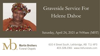 Funeral Mass For Helene Dahoe