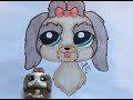 LPS Dog Drawing (speed draw)