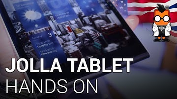 Jolla Tablet with Sailfish OS hands on at MWC 2015 - Crowdfunded Tablet!