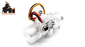 WFMC3-D101 | YF-S201C crystal clear water flow meter sensor