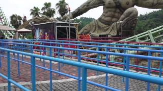 2015.7.4 義大遊樂世界E-Da World Theme Park U型雲霄飛車 ...