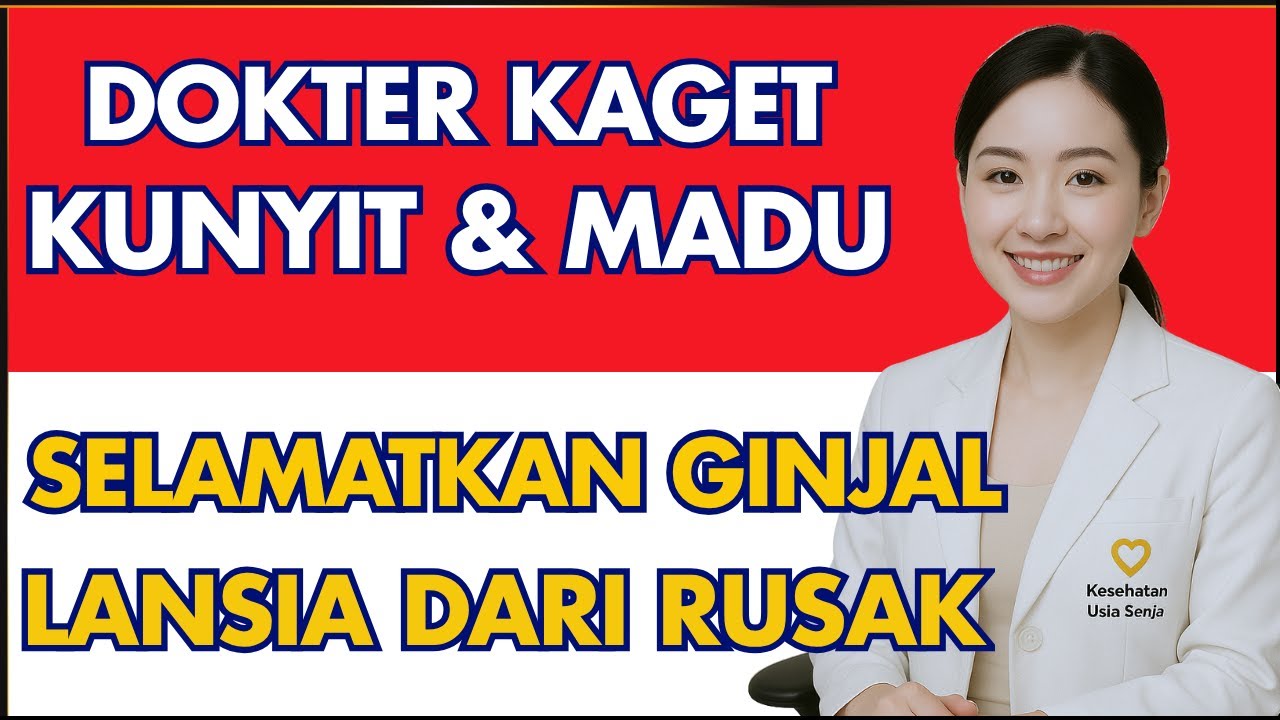 Dokter Kaget! Cuma Kunyit dan Madu Bisa Selamatkan Ginjal Lansia dari Kerusakan